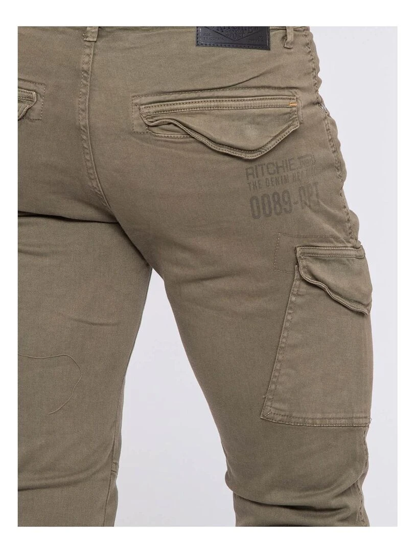 Pantalon battle CADWELL   Vert kaki clair