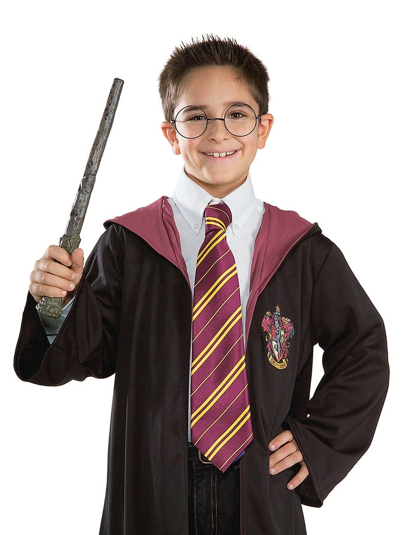 Cravate 'Harry Potter' bordeaux/jaune