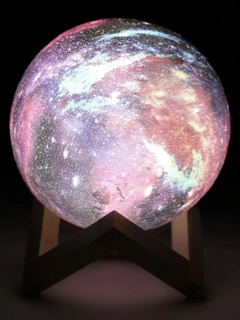 FEERIQUE Lampe à poser Galaxie Rose framboise