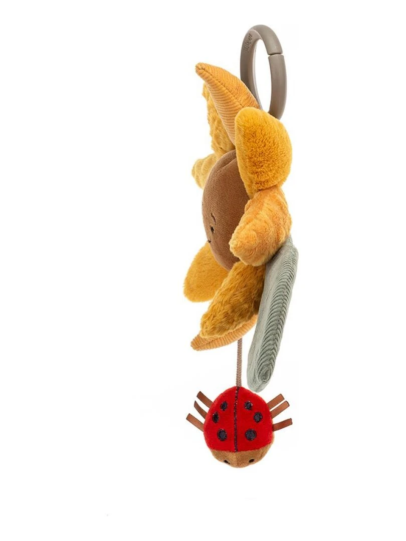 Peluche Jouet d activité fleur tournesol   L: 5 cm x l : 20 cm x H: 20 cm   Multicolore