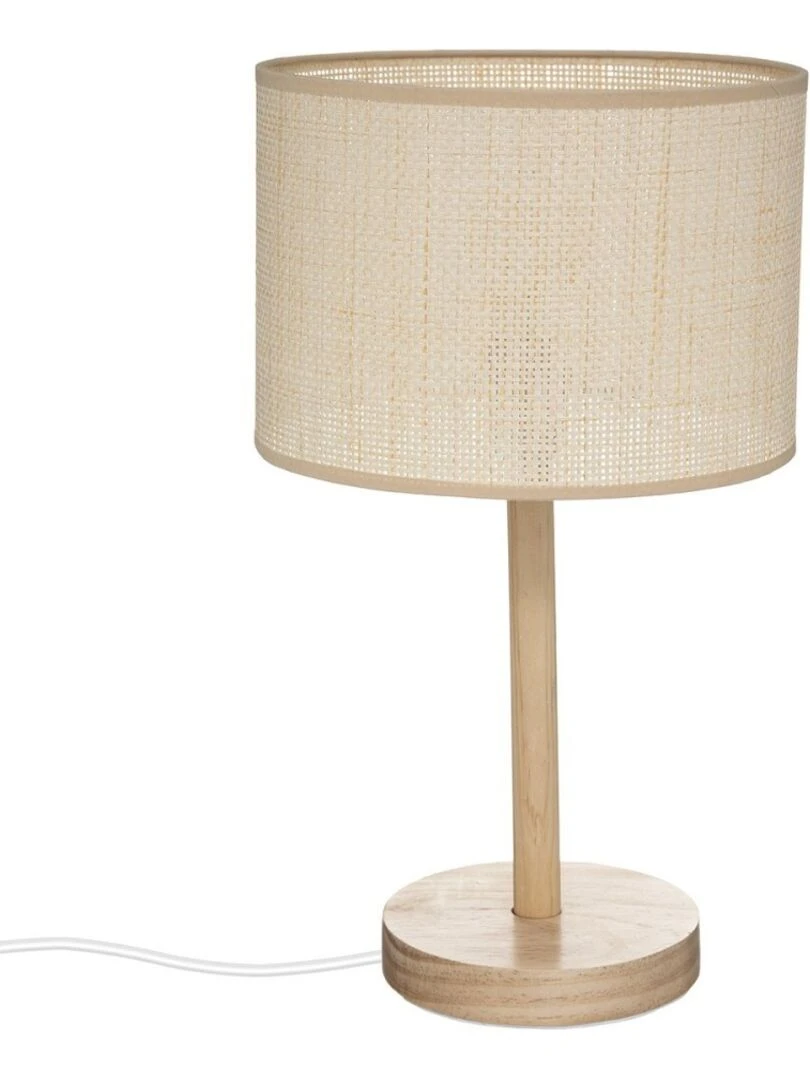 Lampe droite Della naturel H42 Beige