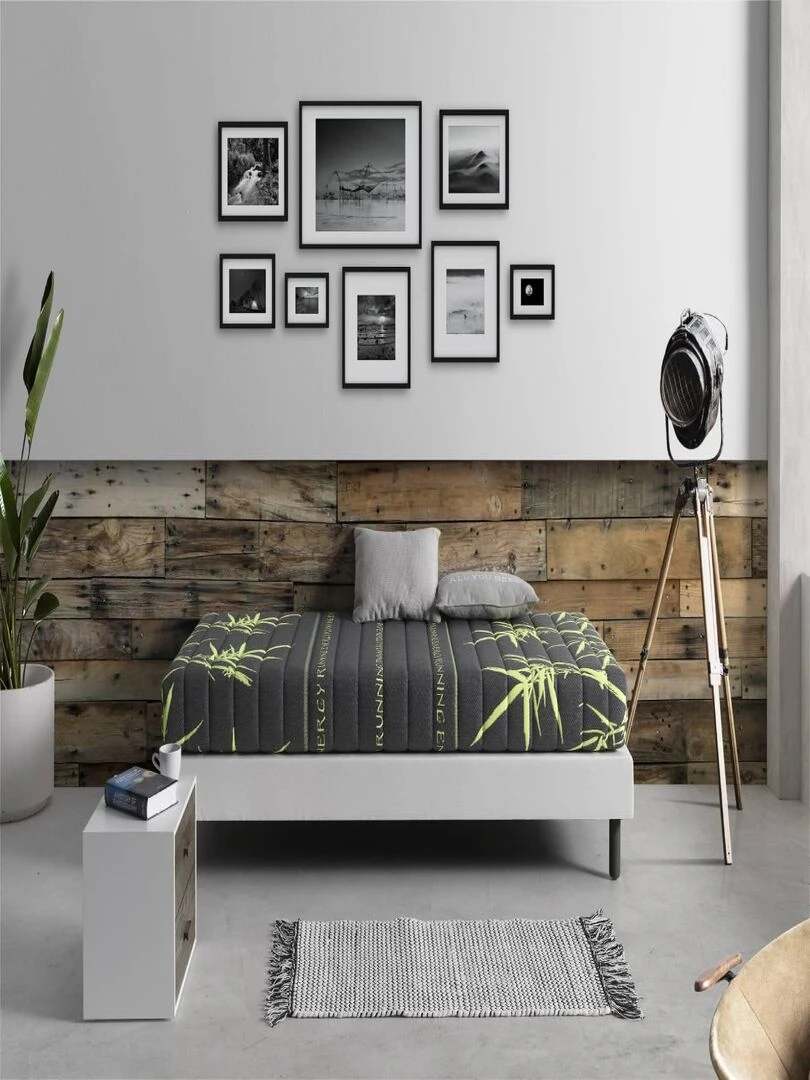 Matelas ressorts ensaches ‘SPORT’ épaisseur 24 cm déhoussable N/A