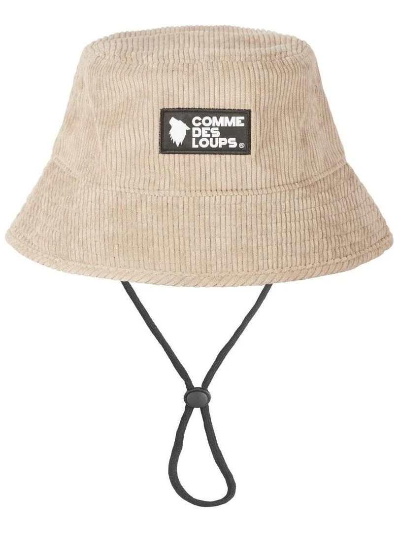 Bob uni en coton Velours Comme Des Loups Beige