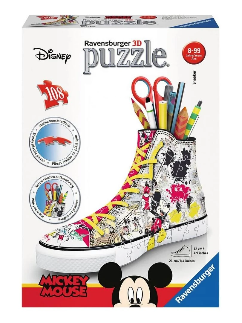 Puzzle 3D 108 pièces : Sneaker Mickey Mouse N/A
