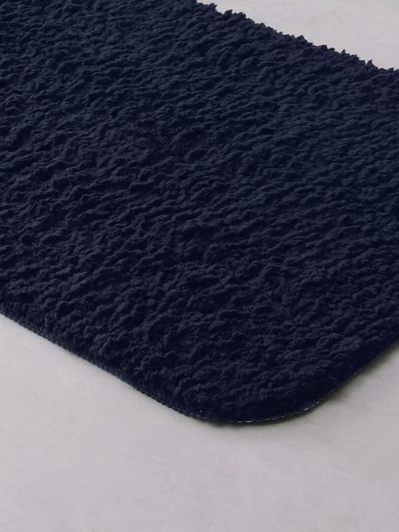 Tapis de bain tufté uni 'ESSENTIAL' 'TODAY'   Bleu marine