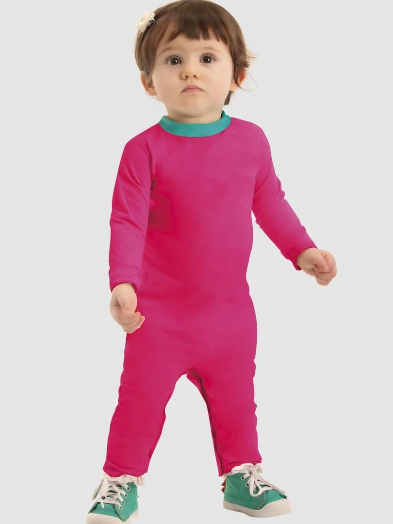 Maillot de bain bébé Classics UPF 50+ UV Line Rose