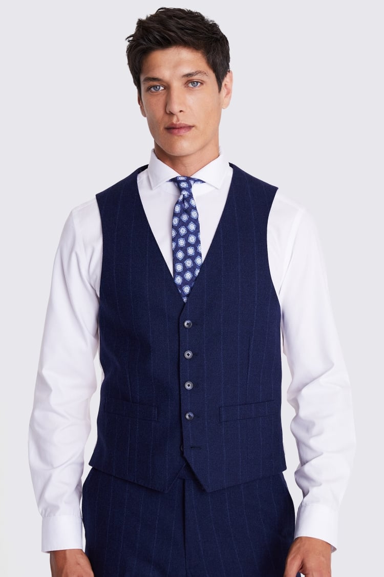 Ted Baker Tailored Fit Navy Check Jacket    Buy Online at Moss