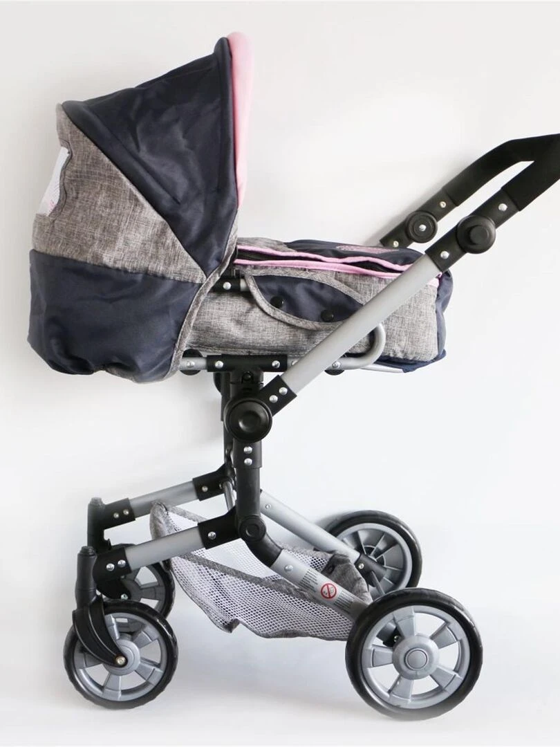 Poussette de poupée combinée JARA gris bleu foncé   N/A
