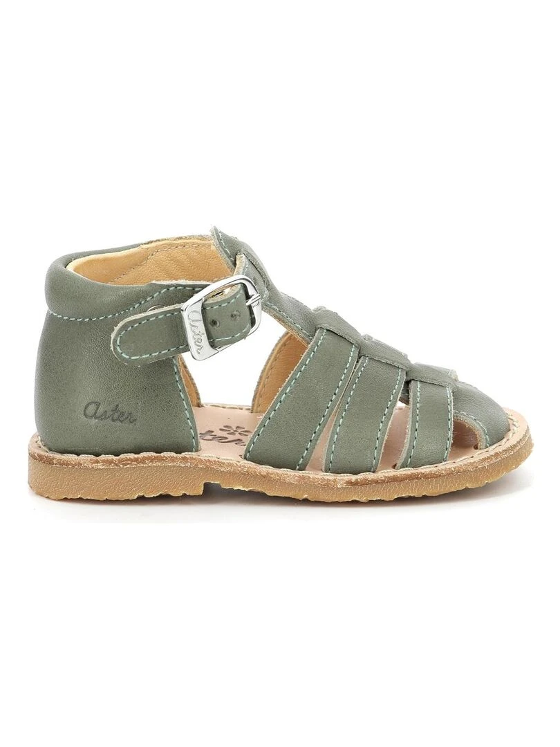 Sandales Cuir Binosmo Kaki