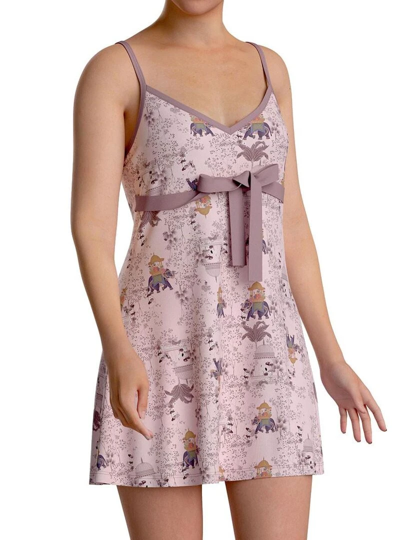 Chemise de nuit courte aux motifs hindoues Ginger Rose