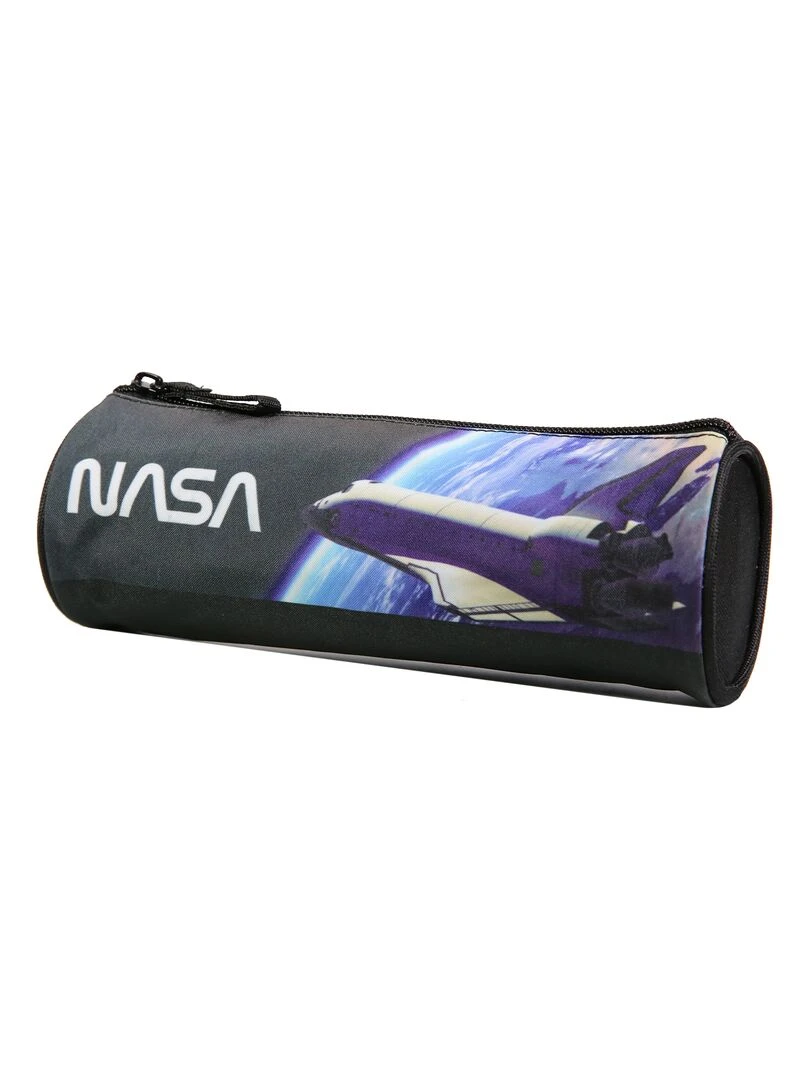 BAGTROTTER Trousse scolaire ronde Nasa Noir Noir