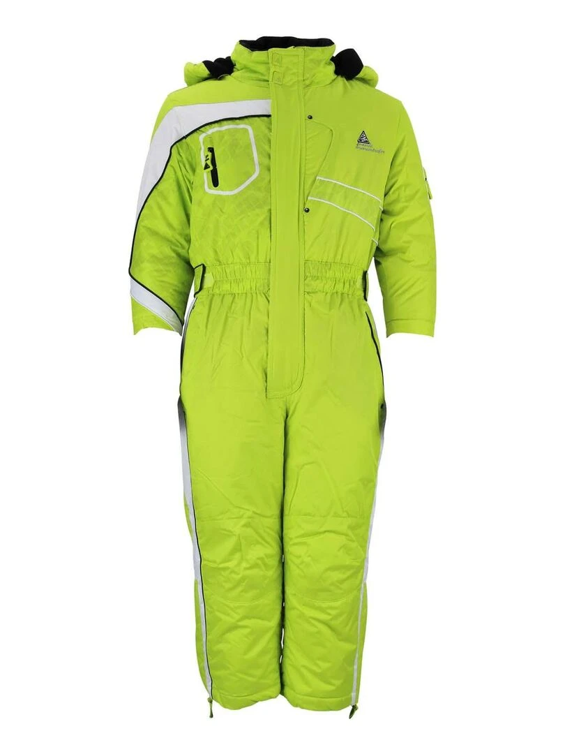 Combinaison de ski garçon ECOMBO PEAK MOUNTAIN Vert anis