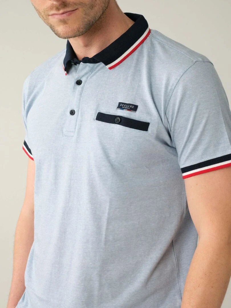 Polo en jersey pour homme 'Deeluxe'   Bleu