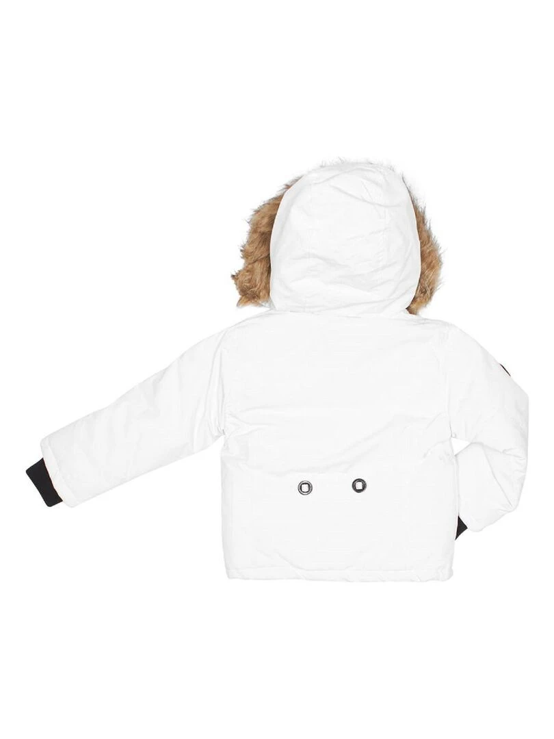 Parka de ski fille FALAVA PEAK MOUNTAIN Blanc