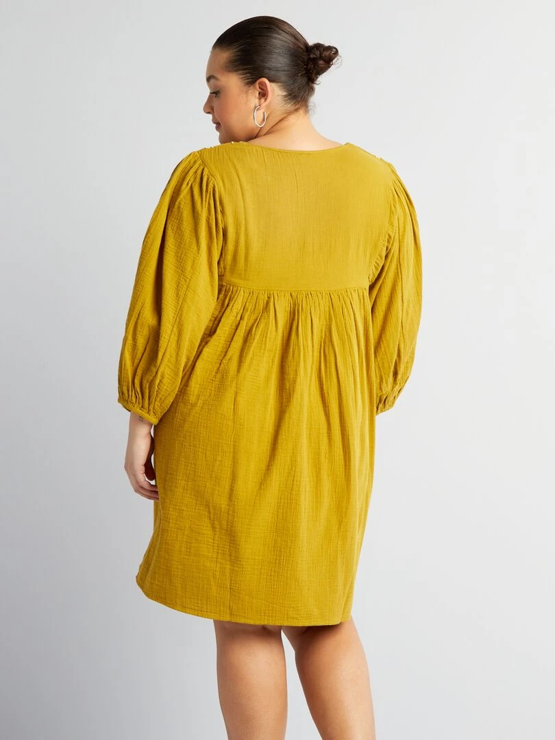 Robe courtes manches 3/4   Vert