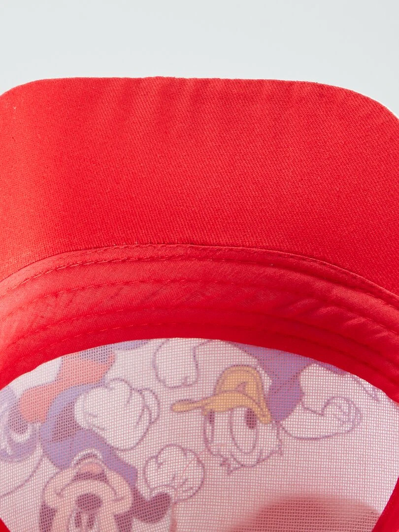 Casquette en toile  'Disney'   Rouge