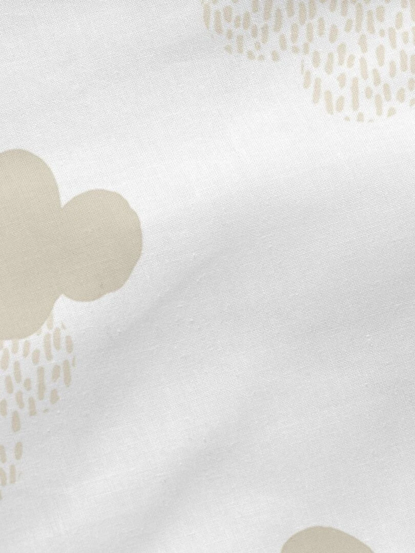Drap housse Clouds "Happyfriday"   Beige