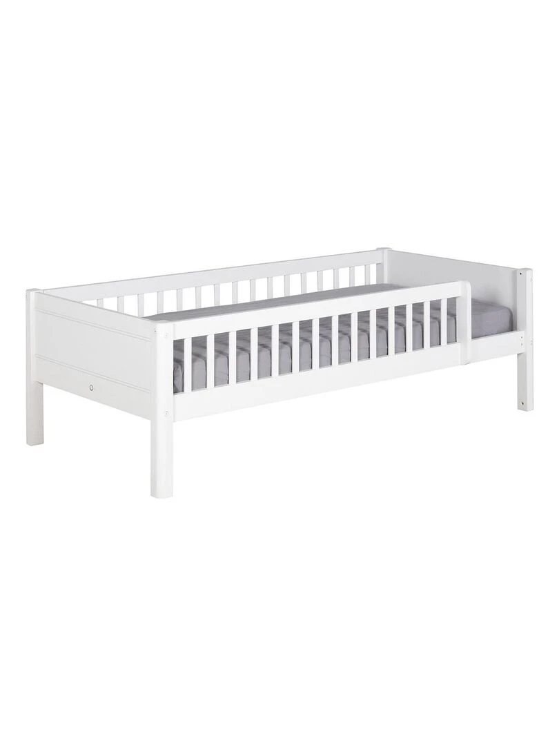 Lit enfant avec barrières Victoria AKITEN RETAIL Blanc Blanc