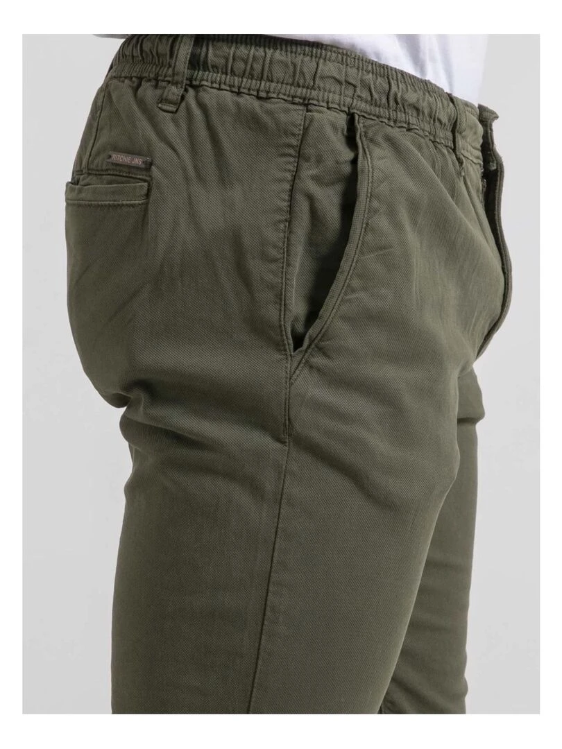 Pantalon chino CORTIN   Kaki