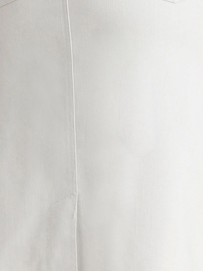 Jupe toile extensible   Damart   Gris clair