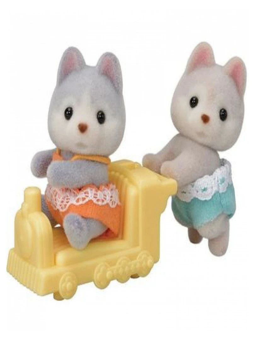 5638 'sylvanian Families' Les Jumeaux Husky   N/A