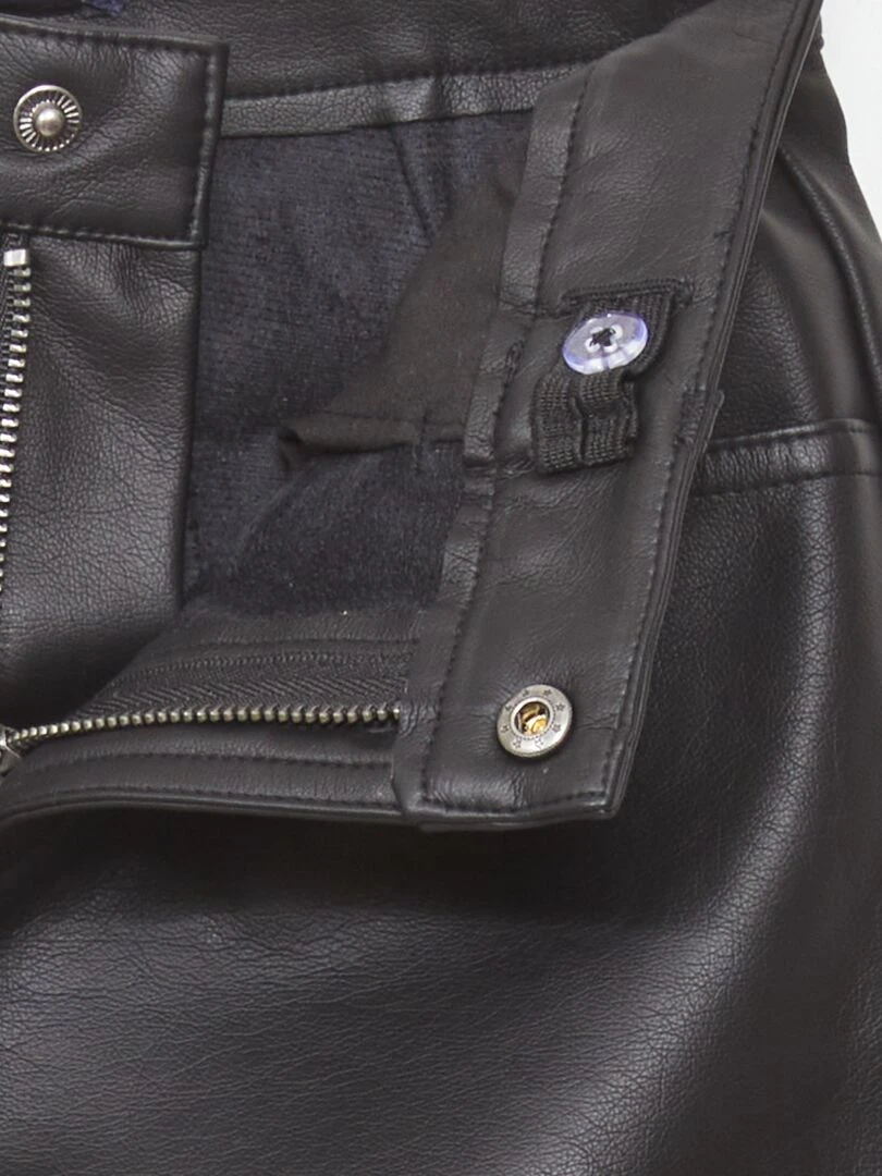 Jupe en simili   noir