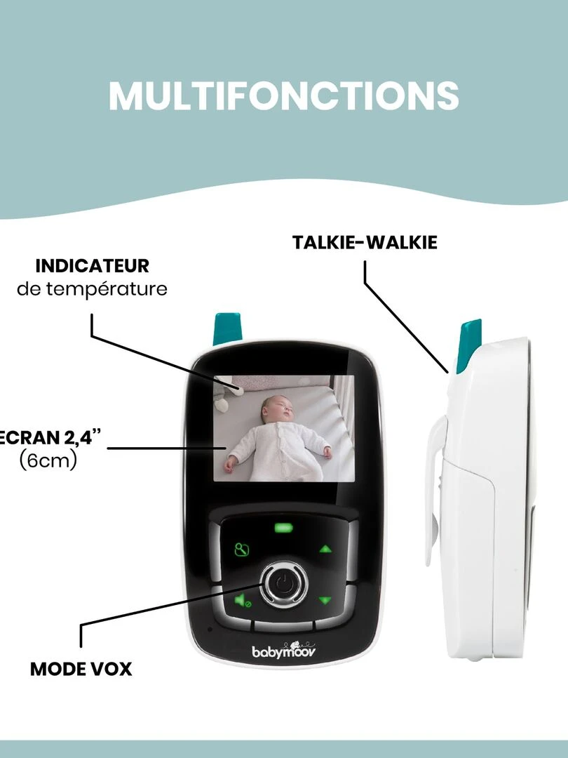 Babyphone Vidéo yoo Care Babymoov   Blanc