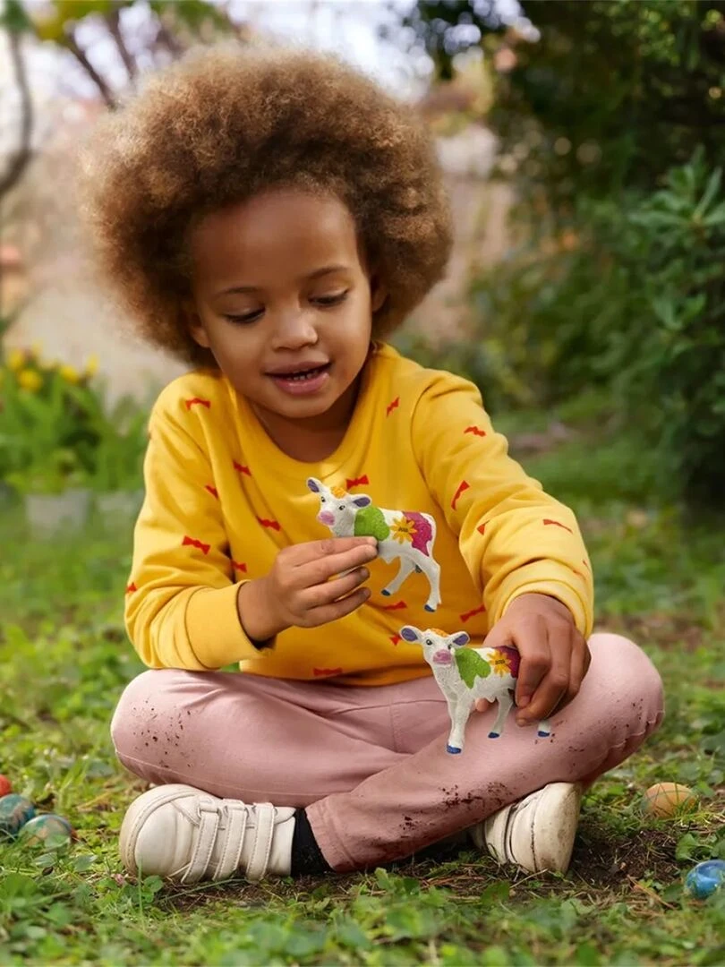 Farm World Veau de printemps coloré   N/A