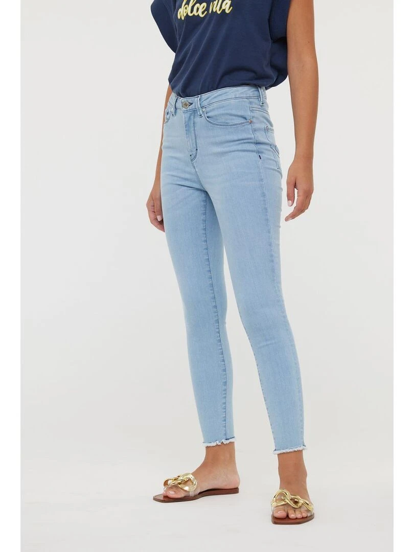Lee Cooper Jean coton skinny LC115F Bleu