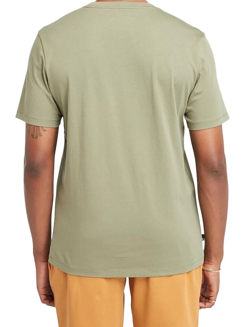 Tee Shirt Timberland Linear Logo Short Sleev Vert