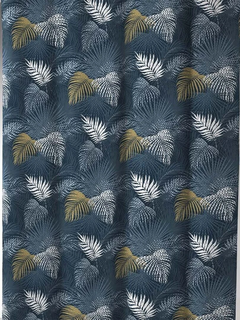 Rideau à œillets 140x240 microfibre Valeria Bleu