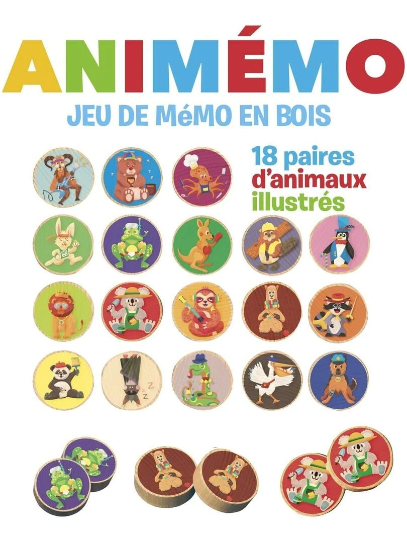 Jeu de mémo : Animémo N/A
