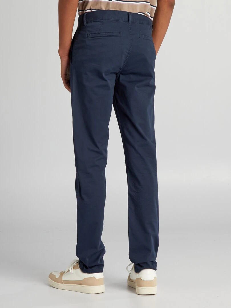 Chino slim L36 +1m90   bleu marine