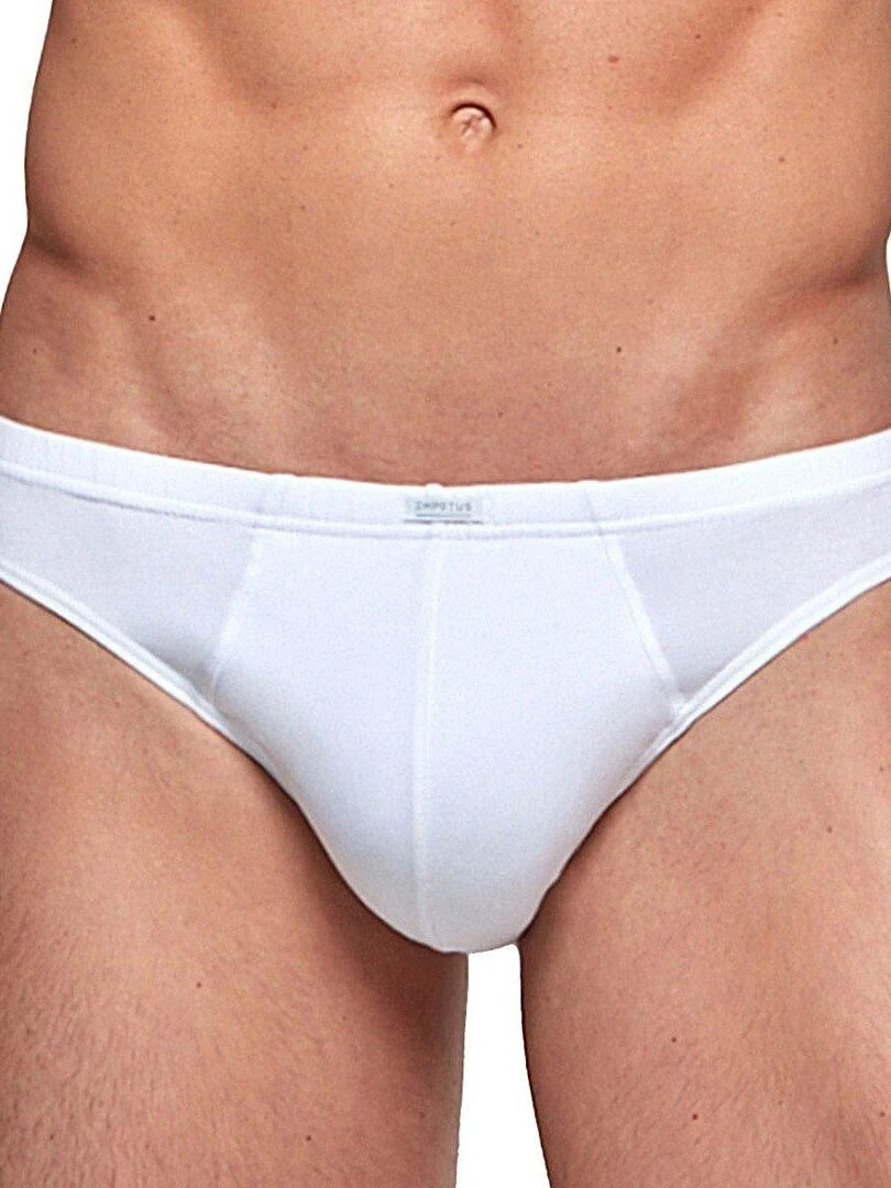 Slip confort en coton stretch Essentials Blanc