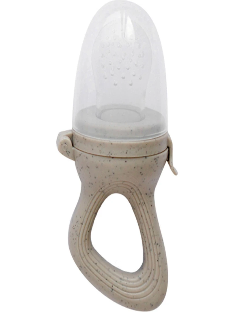 Sucette grignoteuse Averse avec 4 embouts Beige