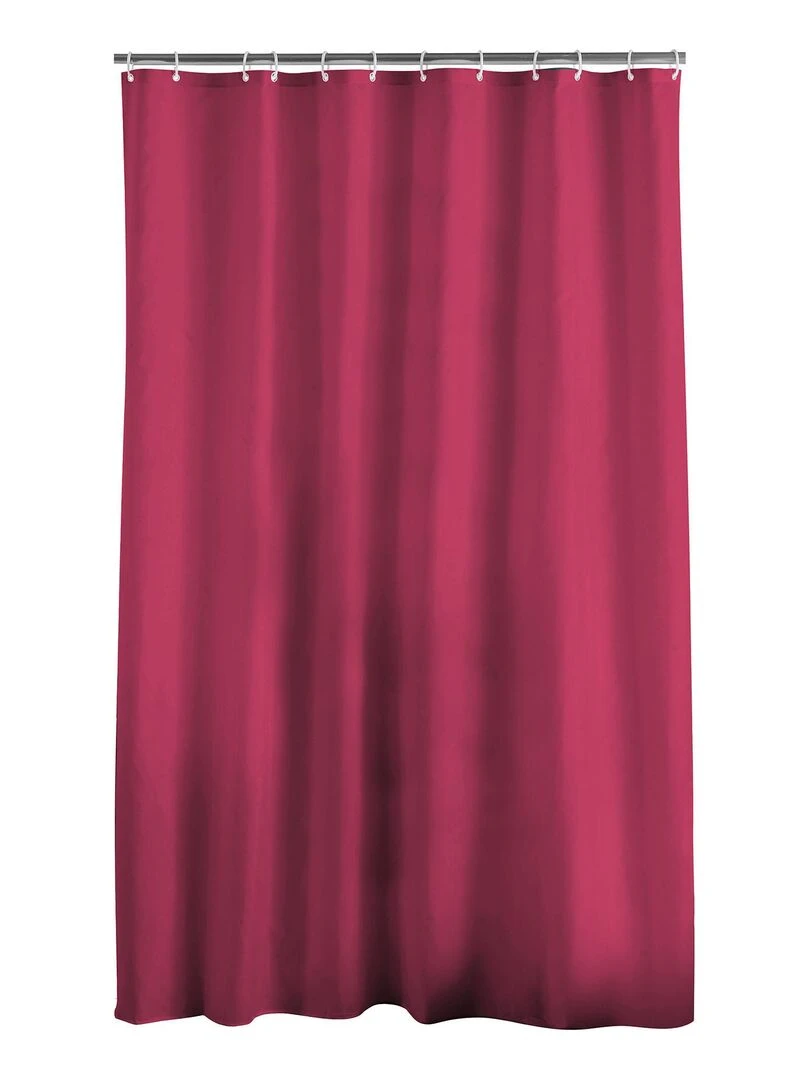 Rideau de douche Collection Essencias Rose framboise