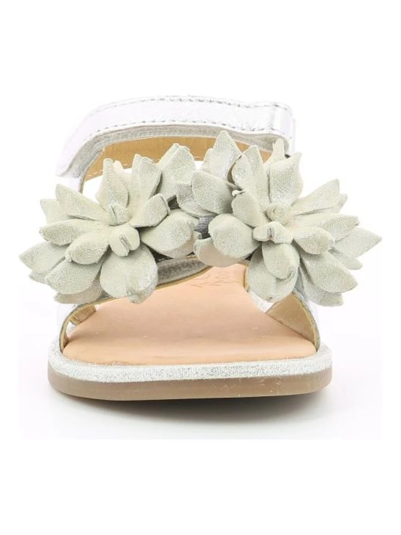 Sandales Cuir Pamina   Argent