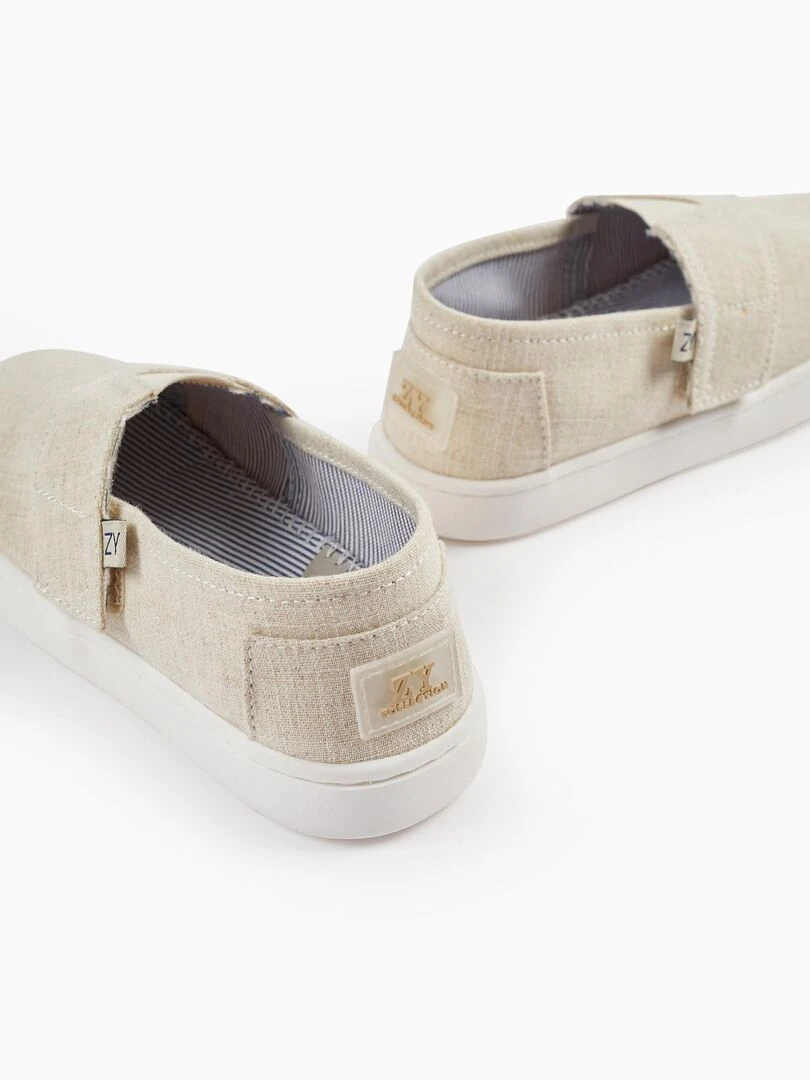 Espadrilles en tissu pour garçon  BROTHERS&SISTERS   Beige clair