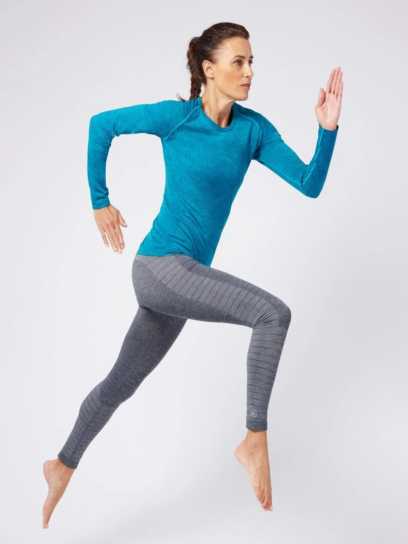 Tee shirt manches longues Dynamic Climatyl DamartSport Bleu