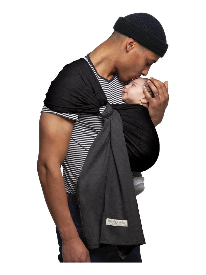 Sling La Petite Echarpe Sans Nœud Anthracite Noir (réversible) Noir Gris anthracite
