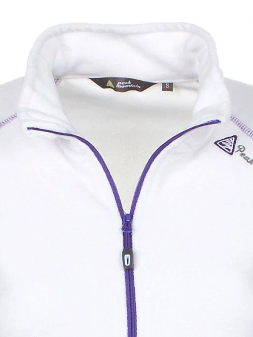 Blouson polaire fille FAFONE   PEAK MOUNTAIN   Blanc