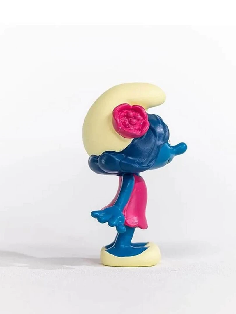 Figurine Schtroumpf : Schtroumpfette avec une fleur   N/A