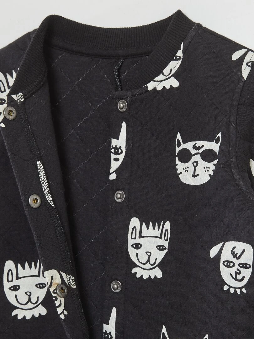 Combinaison en jacquard X Little Bad Wolf   Mixte   Noir