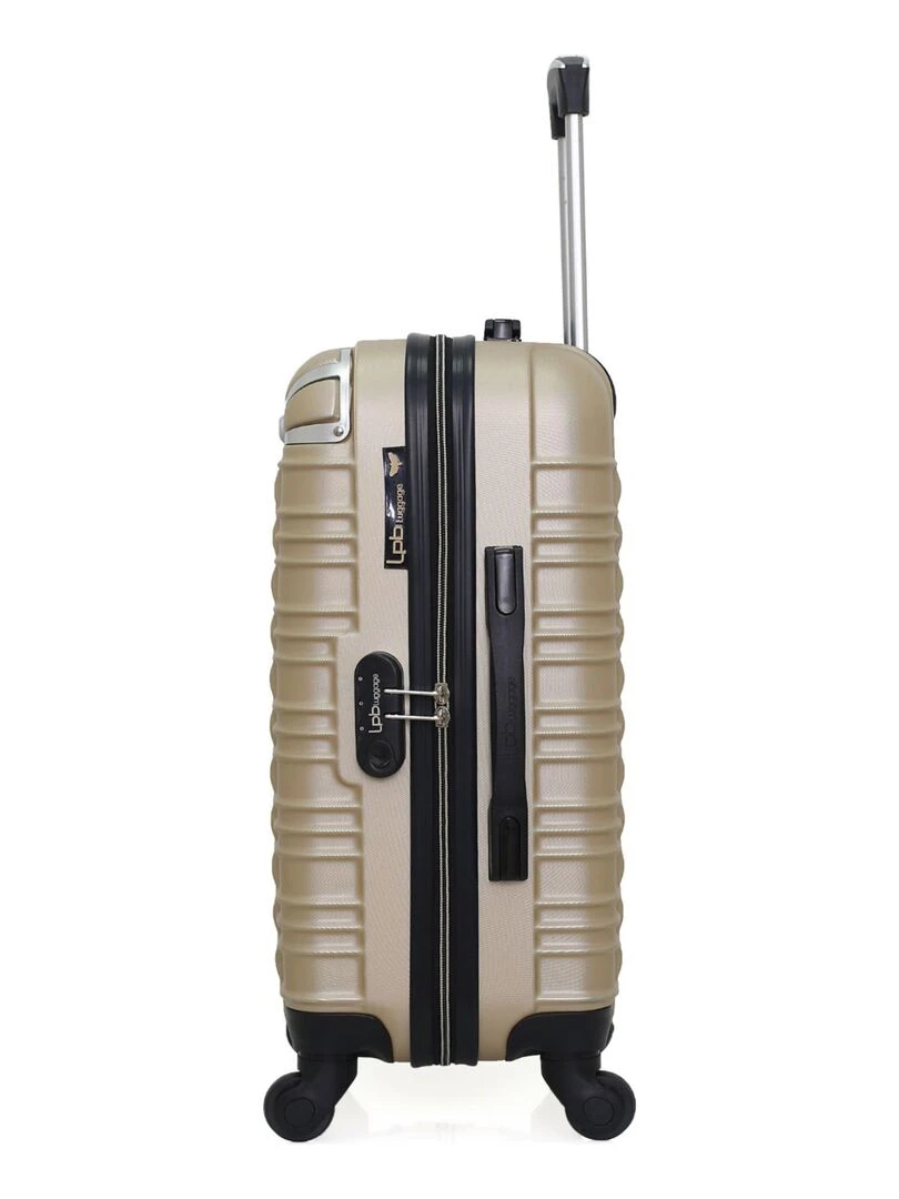 LPB LUGGAGE   VALISE CABINE ABS GIULIA 4 ROUES 55 CM   Beige