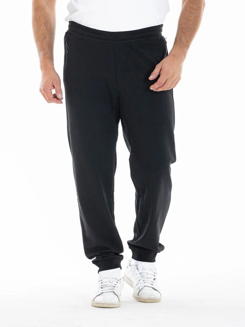 Pantalon de détente en molleton GEROMO 'Rica Lewis' Noir