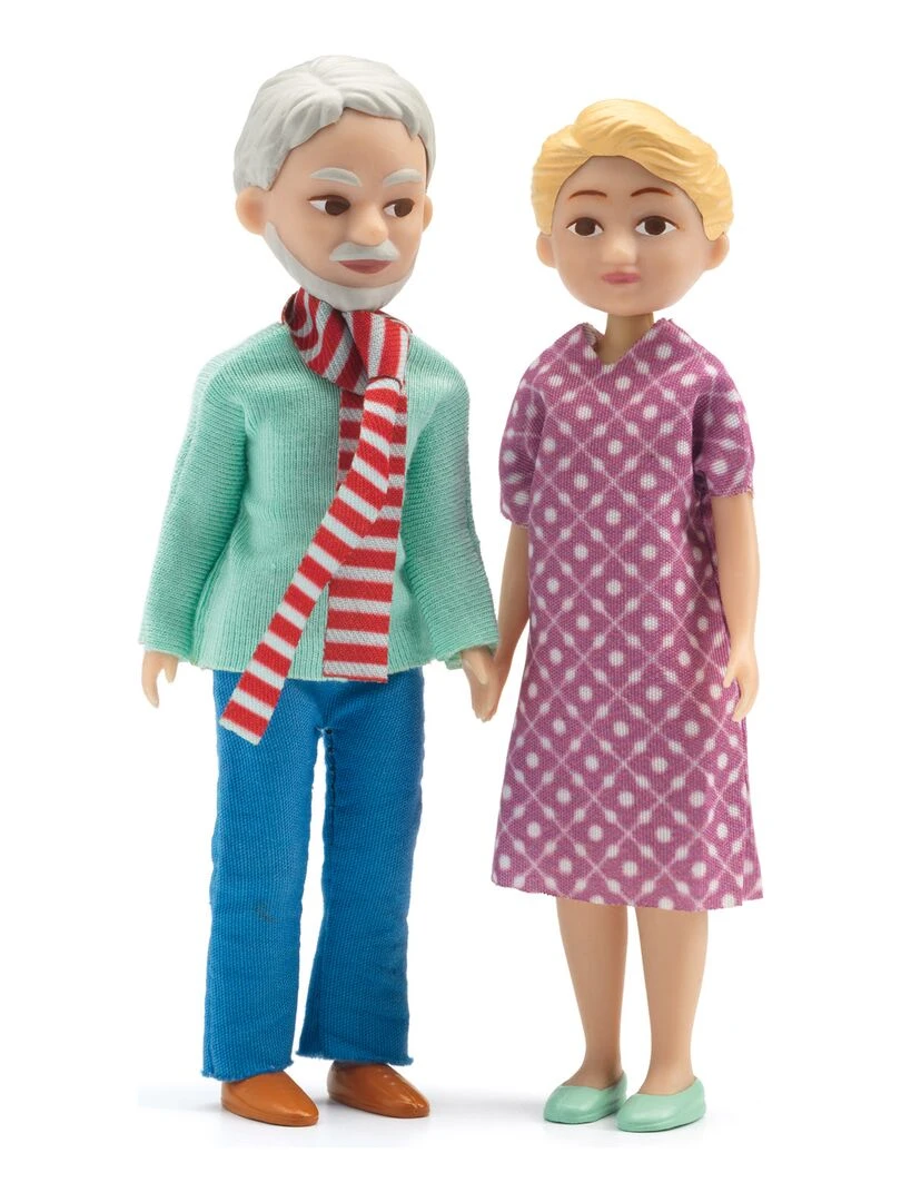 Figurines pour maison de poupées : Grands parents N/A