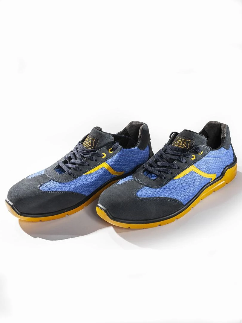 Chaussure de protection légère S1P style sport détente STORM 'Rica Lewis'   Bleu