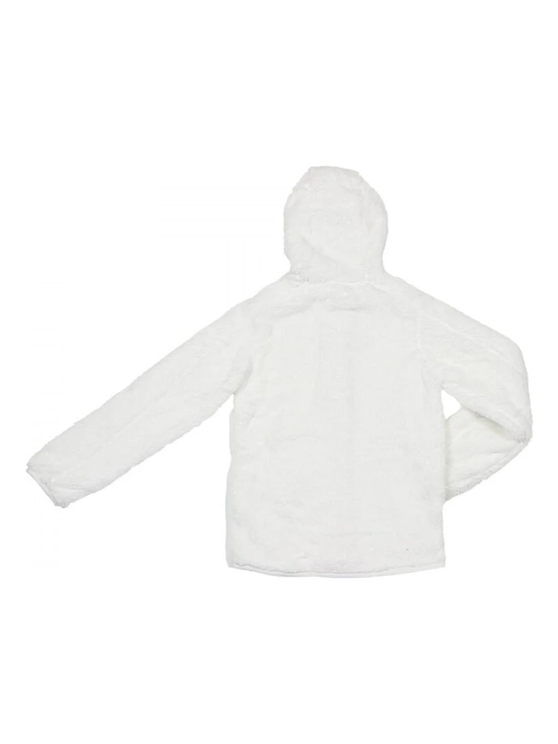 Blouson polaire fille GALANE PEAK MOUNTAIN Blanc