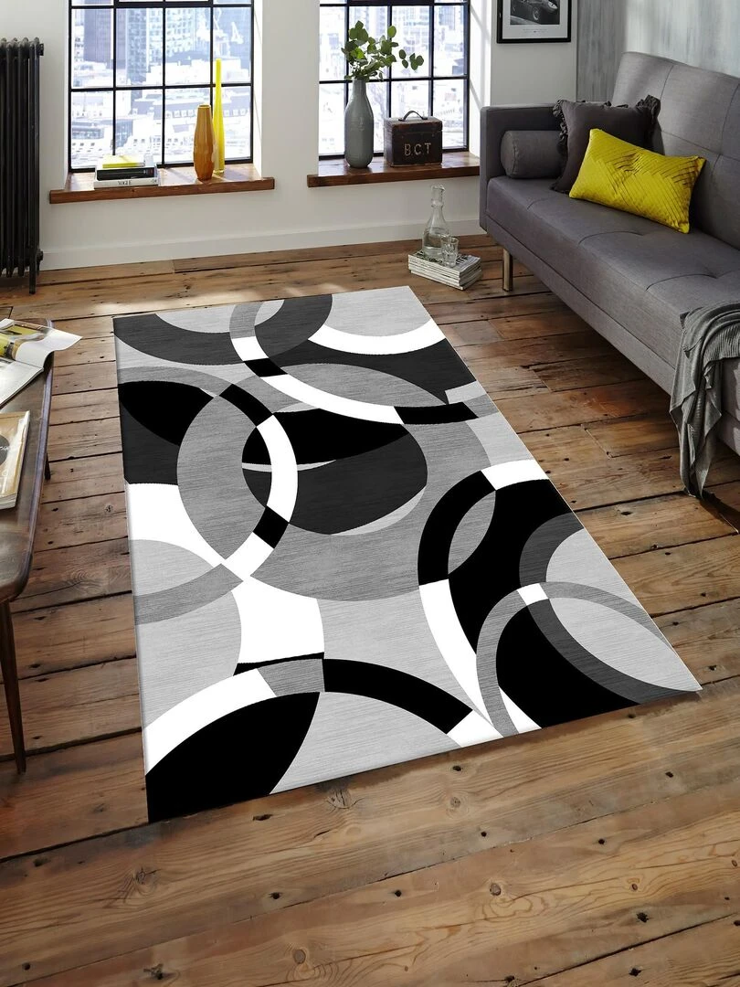 Tapis ROUND Gris Gris