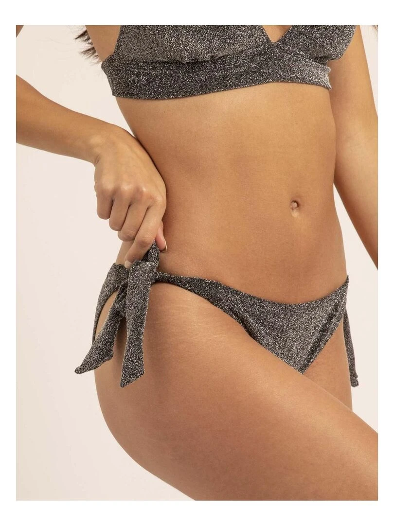 Maillot 2 pièces lurex GINNY   Noir